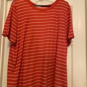 LulaRoe red stripe T-shirt